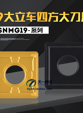 开粗四方19大刀片拉毛刀大立车刀粒SNMG190612/190616GR替NC3030