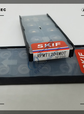 台湾SKIF铣刀片R6圆弧刀片RPMT1204MOT SF250/SF152模具铣刀片