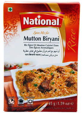 National Mutton Biryani 玛莎拉焖羊肉饭调料粉45g 巴基斯坦进口