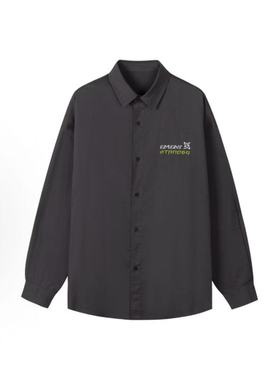 INXX Standby 字母图案印花长袖衬衫 男女同款XMD1040457