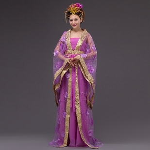 西游记女儿国国王服装出租 租赁侍女服装 唐朝贵妃  宫女汉服古装