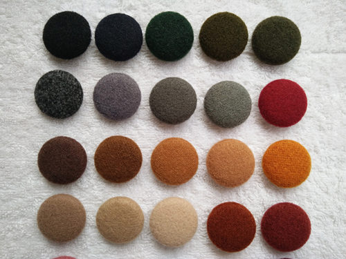 新品凤凰毛呢羊绒男女士通用扣子