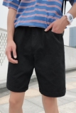 K939/P25夏季港风潮流男士宽松五分裤子韩版沙滩黑色休闲大码短裤，男装休闲裤，电商A141