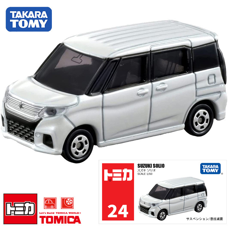 tomy/多美卡仿真合金小汽车模型24号铃木北斗星solio面包车173335