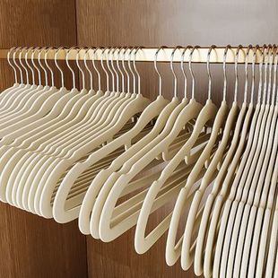 植绒衣架无痕不鼓包防滑日式衣撑子收纳神器家用宿舍衣服整理衣柜