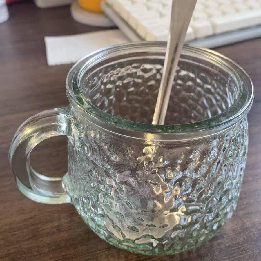 创意透明大容量燕麦杯通用杯 家用高颜值早餐杯带把礼品杯,餐饮具,玻璃杯,淘宝优惠券,粉丝福利购,淘宝优惠卷