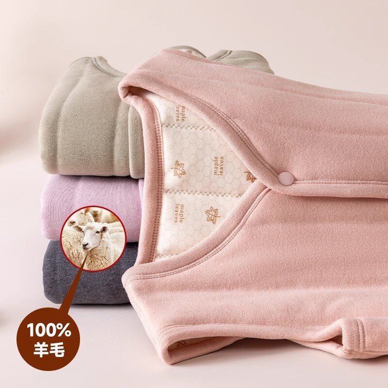 儿童保暖马甲加绒秋冬校服神器男童女童加厚羊毛打底内搭夹棉背心