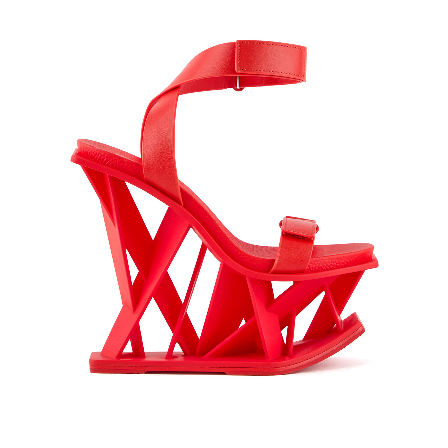 UN united nude2026时尚3D打印楔形坡跟凉鞋女Vector定制款