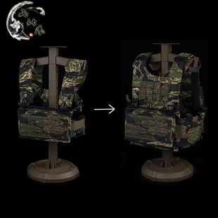 LV-119战术背心胸挂可变两用套装肚兜胸挂战术背心马甲三联弹夹包