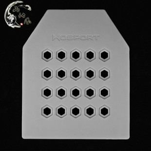 战术背心EVA防弹板内衬2pcs超薄可裁切防震挡板插板快拆保护器