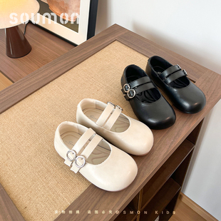 书萌儿童皮鞋女童公主鞋2026春秋新款时尚小女孩单鞋英伦风宝宝鞋