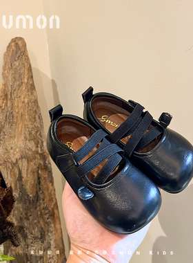 书萌女童皮鞋2026新款儿童公主鞋小女孩黑色单鞋春秋女宝宝演出鞋