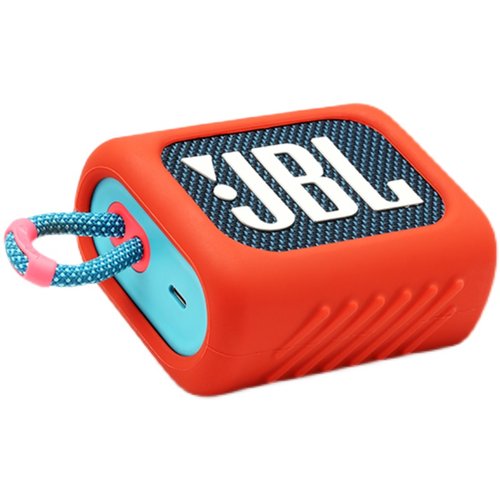 适用JBL GO3音响硅胶保护套金砖3代无线蓝牙音箱保护盒防摔收纳包