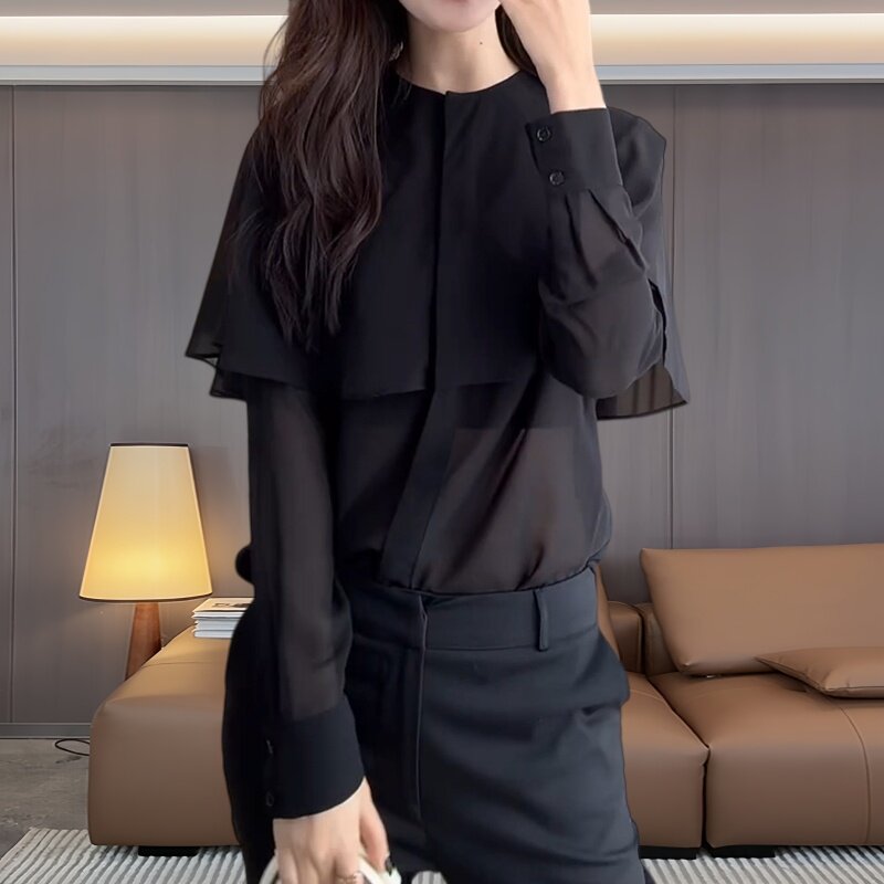 秋上衣女新款气质高级感