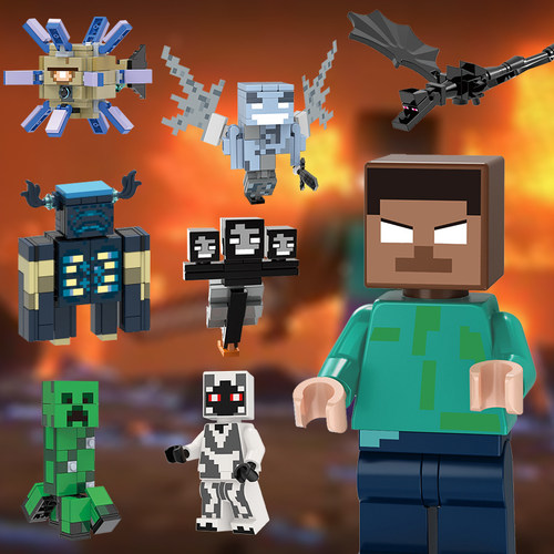 我的世界积木人仔角色