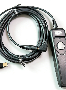 适用于索尼A7C2 A6700 A7M5 A7CR ZV-E10II相机有线快门线遥控器