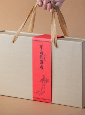 许氏醇品手选西洋参伴手礼养生茶泡茶泡水喝东北特产鲜西洋参制作