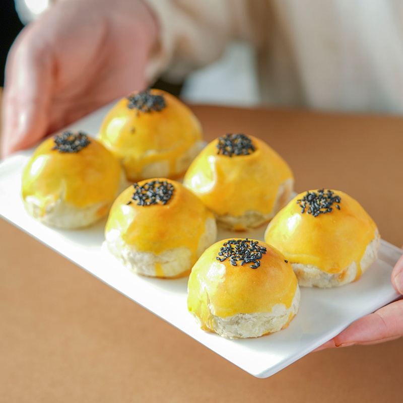 许氏醇品 私房手工蛋黄酥传统糕点甜品鸭蛋黄休闲解馋零食甜点