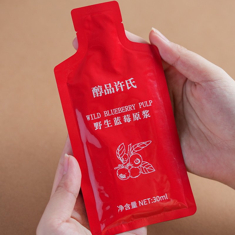 许氏醇品 野生蓝莓原浆纯正品果汁果浆原液饮料东北大兴安岭特产