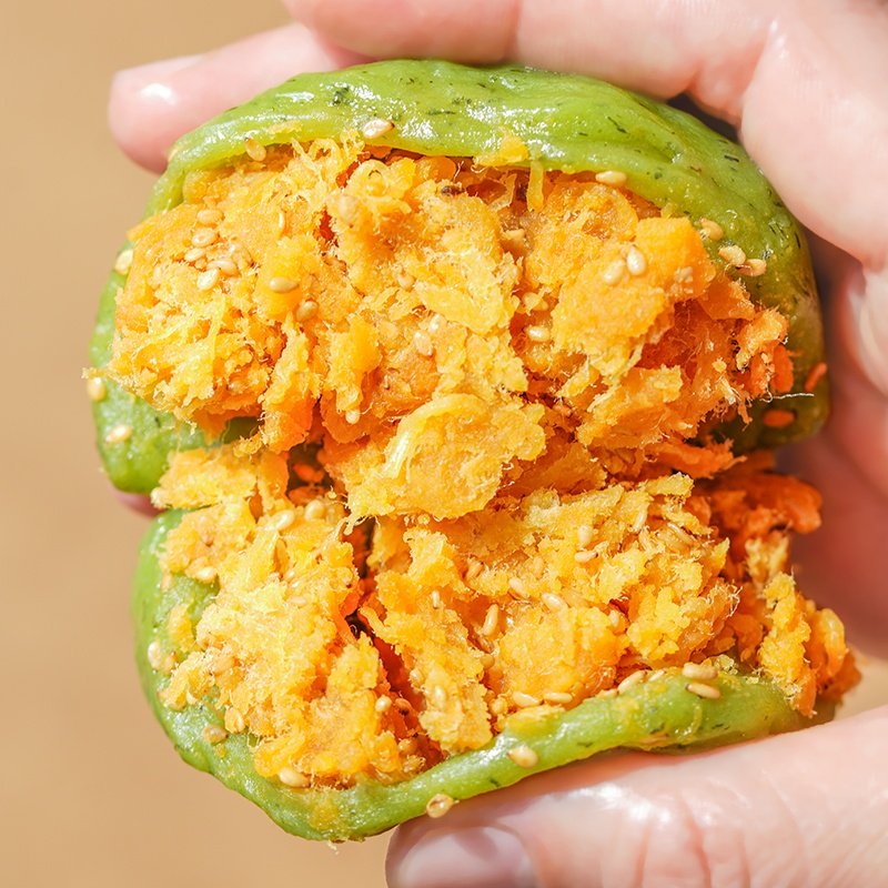 许氏醇品 青团 手工艾草青团糯米糍芝麻肉松豆沙蛋黄糕清明果