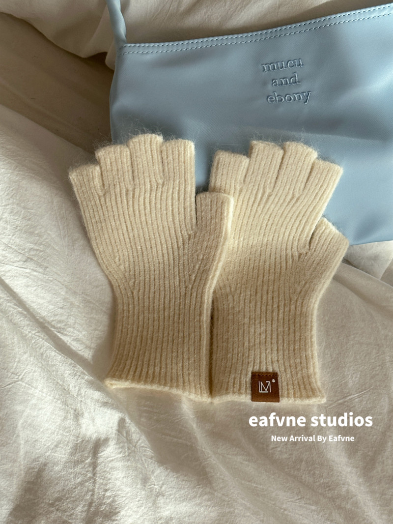 打工人纯色针织半指手套女秋冬毛线网红分指学生写字骑车保暖潮,服饰配件/皮带/帽子/围巾,手套,淘宝优惠券,粉丝福利购,淘宝优惠卷