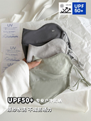 透气口罩防晒防紫外线女夏季 户外开车骑车跑步冰丝面罩黑色高颜值