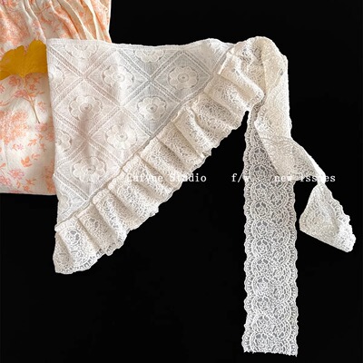 日式蕾丝百搭多用屁帘甜美设计