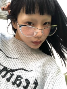 钢皮猫眼2024新款 金属上翘猫眼眼镜架防蓝光素颜平光镜复古女ins