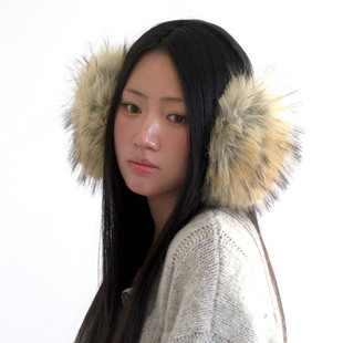 升级加大~韩版大号仿狐狸毛ins保暖耳包可折叠耳罩冬耳捂护耳耳套