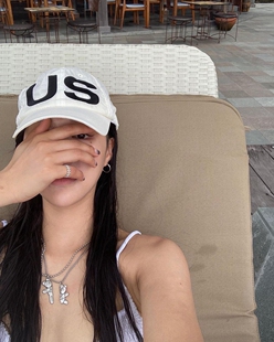 春夏搭配款 ig博主人手一个简约字母刺绣速干鸭舌帽休闲纯色棒球