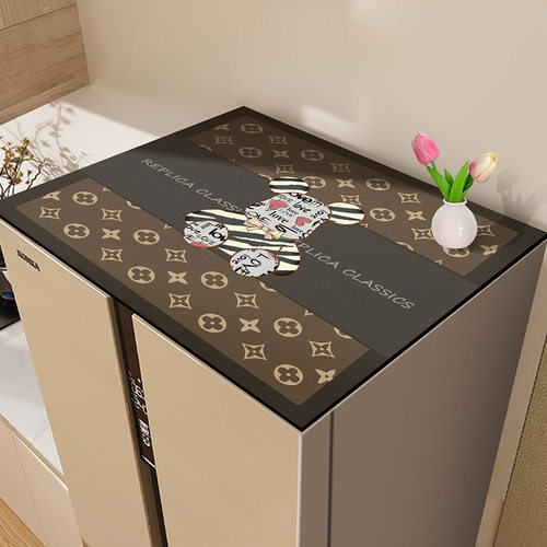 适用美的海尔冰箱防尘罩2025新款双开门十字对开冰箱散热防尘盖布