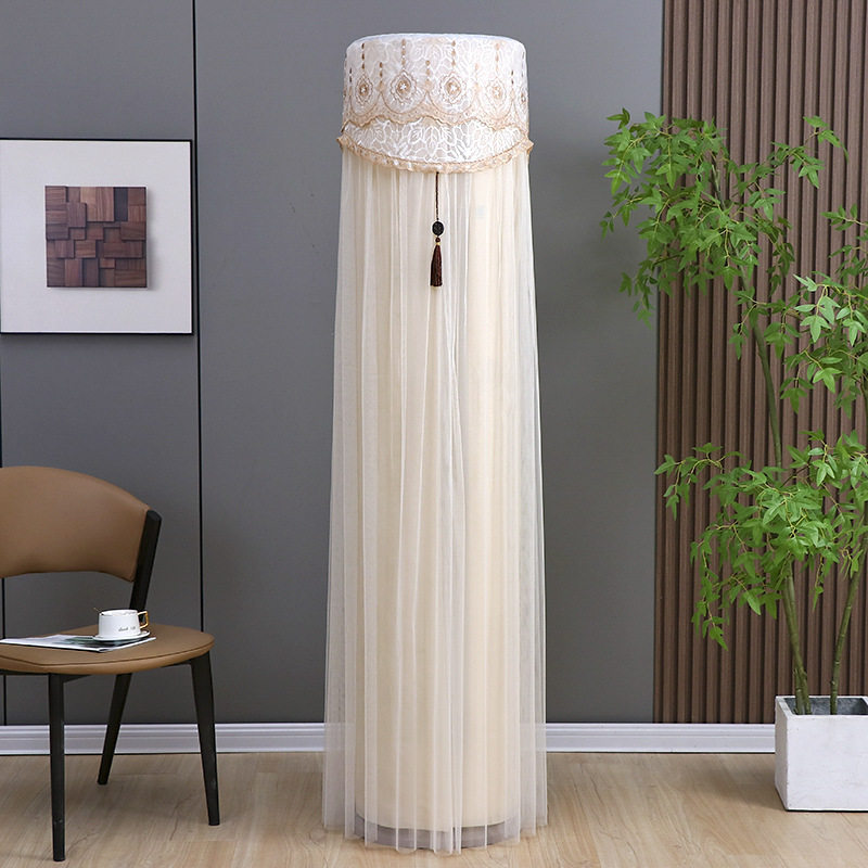 适用格力美的3匹立式空调防尘罩2026新款开机不取圆柱形空调罩套