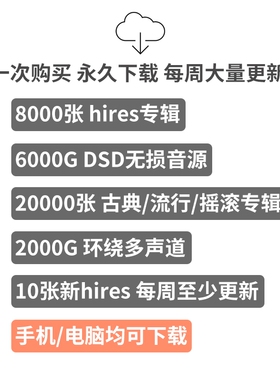 无损音乐音源DSD高品质HIFI发烧母带级DJ车载歌曲链接HIRES下载包