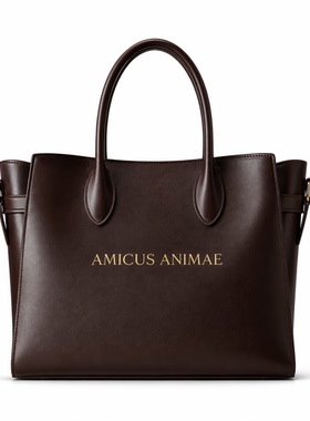 Amicus Animae 时尚通勤包包女托特包大容量可斜挎复古轻奢手提包