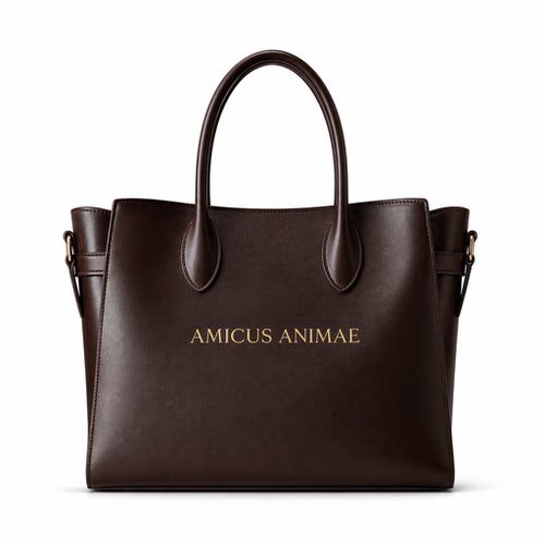 Amicus Animae 时尚通勤包包女托特包大容量可斜挎复古轻奢手提包