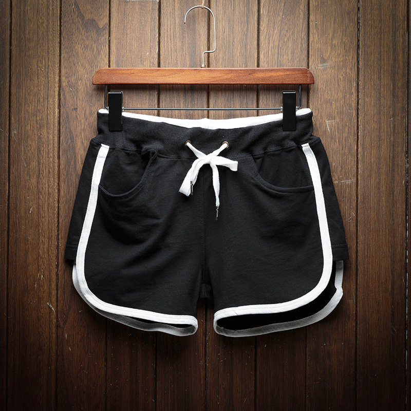 三分裤男潮超短裤纯棉运动短裤跑步健身居家睡裤二分情侣沙滩裤潮