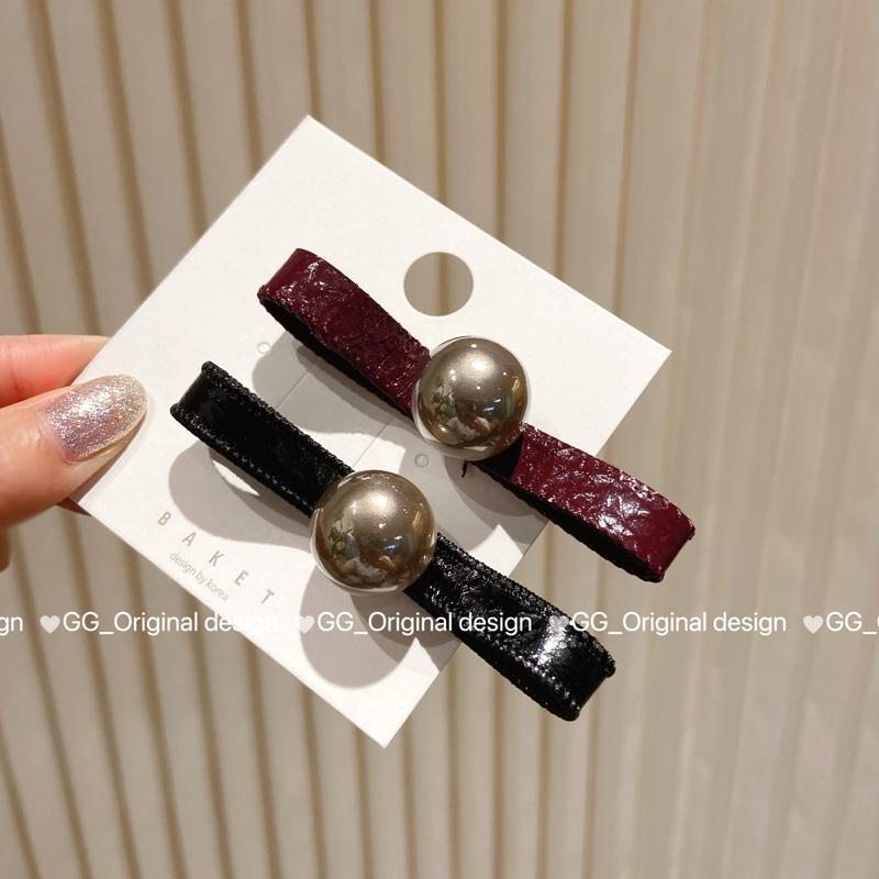 超轻安哥拉红韩国刘海夹