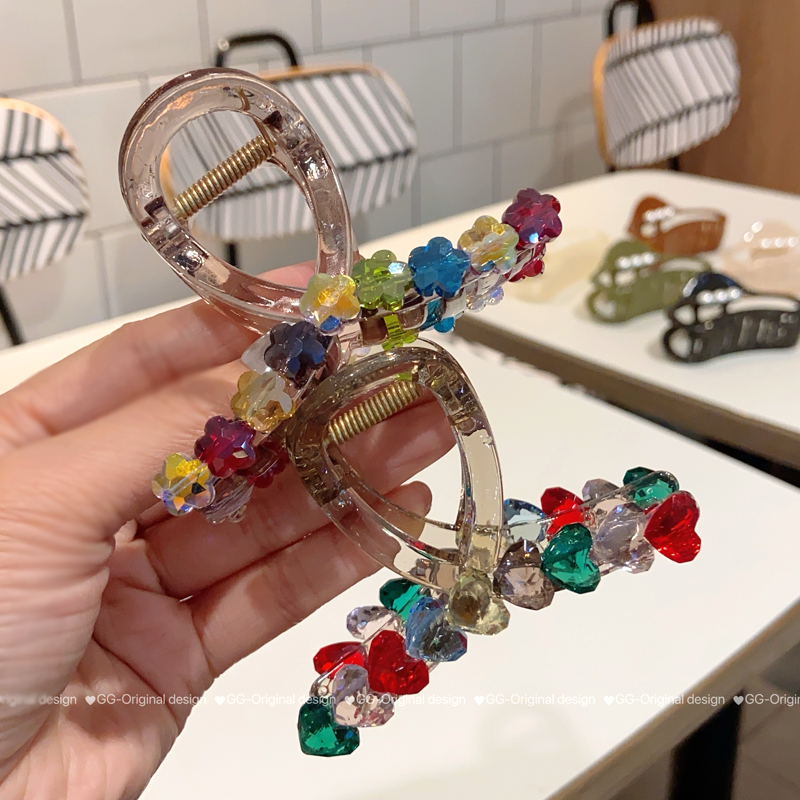 简约气质发夹女后脑勺鲨鱼夹2025新款中号发饰头饰抓夹高级感发抓