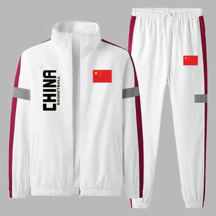 中国国家队运动套装男女秋冬CHINA田径游泳体操比赛训练长裤外套