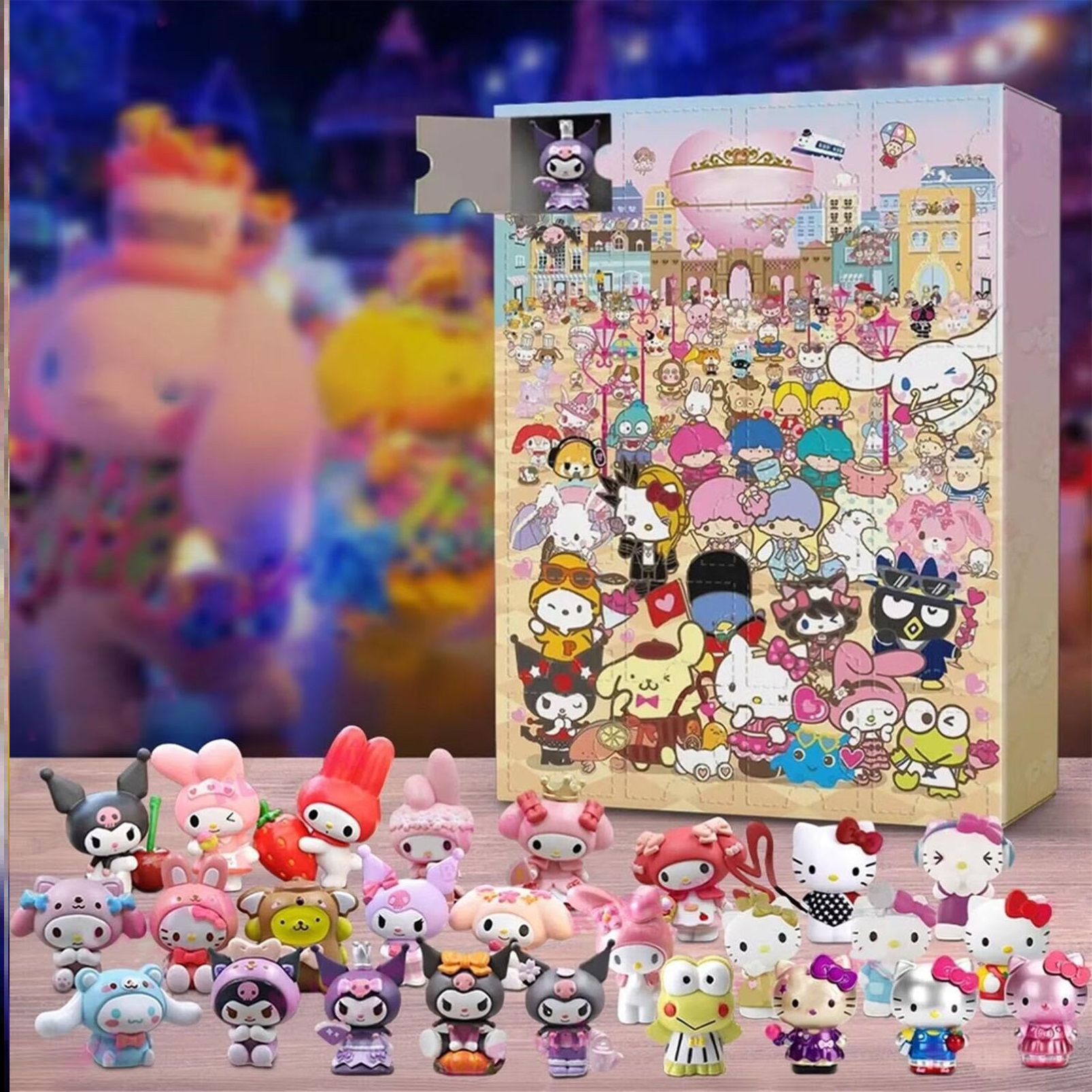 圣诞倒数日历盲盒礼盒百货公司2024圣诞节24天倒计时diy儿童礼物