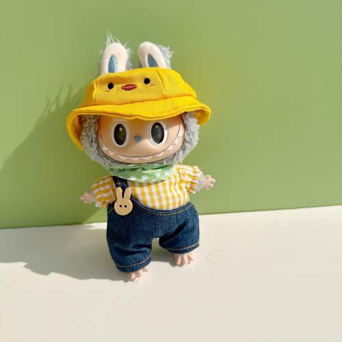 labubu搪胶娃衣拉布布玩偶衣服