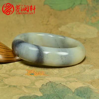 新疆和田玉青花籽料手镯59.3mm