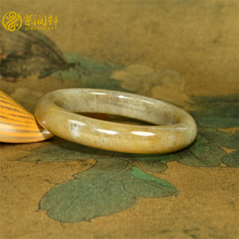 和田玉红糖玉手镯且末料老熟红糖