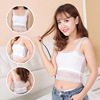 Plump fat MM Underwear Solid XL Emptied Gather Wrap chest Lace sexy camisole Primer Bras
