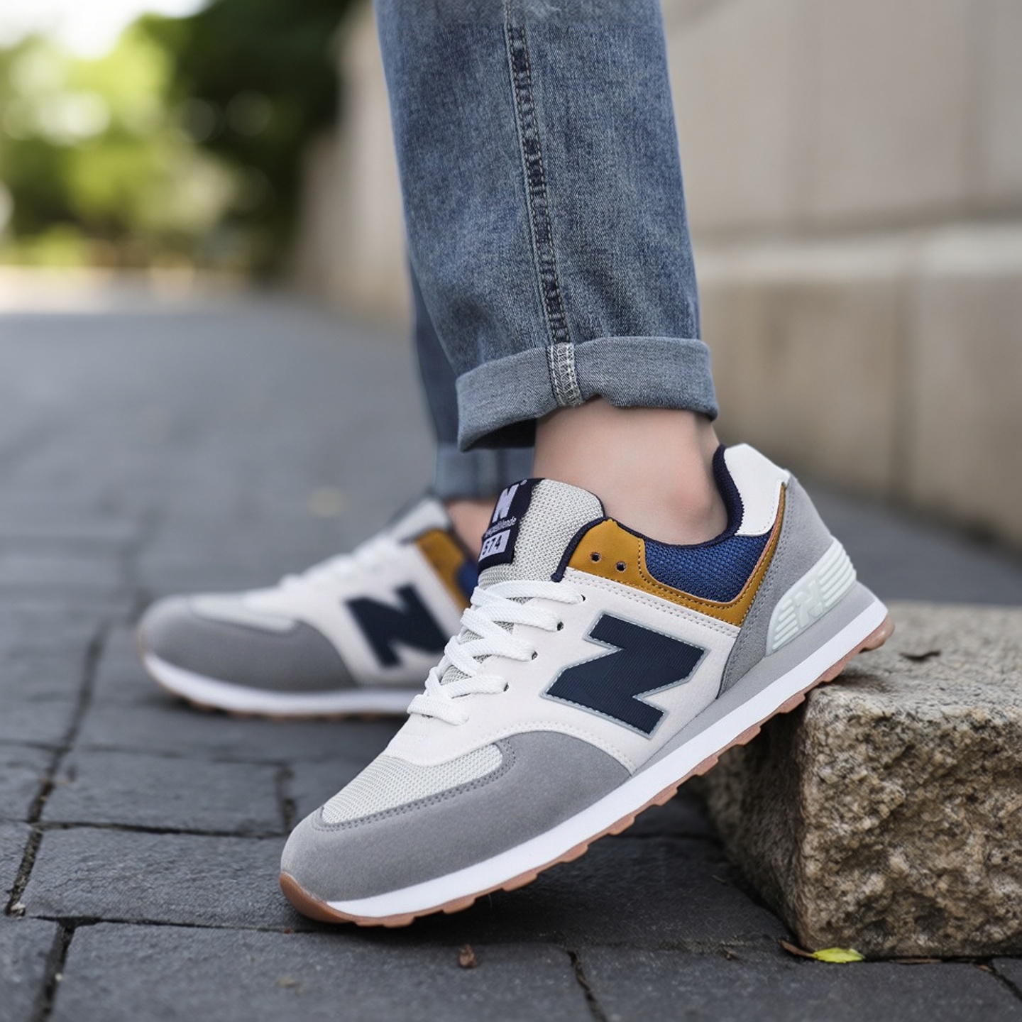 四季新款百伦运动鞋男鞋