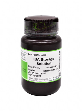 Coolaber/酷来搏 PH103 IBA储存液（1mg/mL，除菌） 100mL