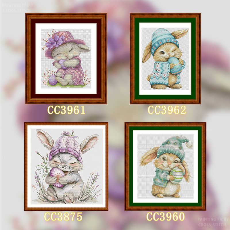 【CC-兔子系列】十字绣2026新款小件线绣客厅餐厅简单,居家布艺,湘绣,淘宝优惠券,粉丝福利购,淘宝优惠卷