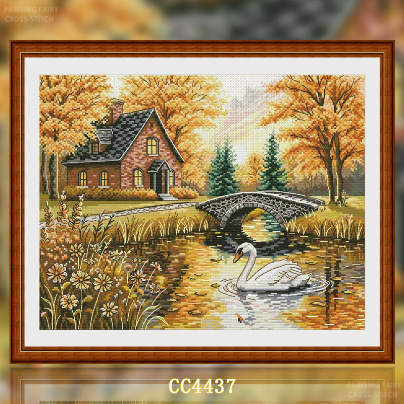 【CC4437-迷人的秋天】十字绣2024新款客厅餐厅
