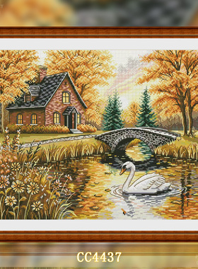 【CC4437-迷人的秋天】十字绣2024新款客厅餐厅
