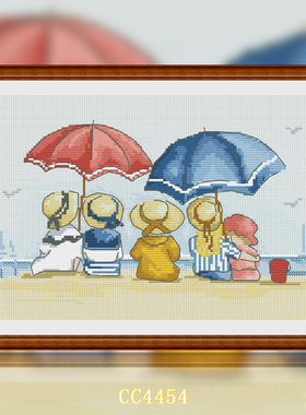 【CC4454-杂志-昨日系列之排排坐】十字绣2024新款